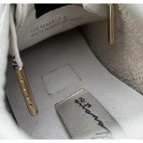 Vintage Havana sneakers Gemma White With Rhinestone Star size 7.5 - Picture 2 of 5